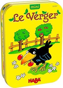 HABA- Théo Le Corbeau Mini verger société-Jeu coopératif-Petit Format-3 Ans et plus-305897, 305897, Coloré
