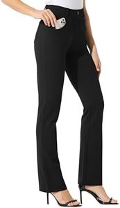 Willit 29" Women's Yoga Dress Pants Bootcut Work Slacks Stretch Office