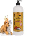 Medilogy Biotech Dog Shampoo Anti Tick 1 Liters Protects Promotes Healthy Skin Coat Anti Bacterial Anti Fungal Anti Itch Anti Inflammatory