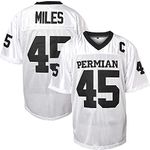 Boobie Miles Jersey, 45 Permian High School Football Jersey Friday Night Lights Movie Jersey S-XXXL, White, Small