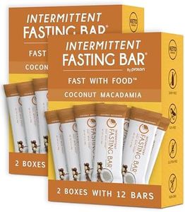 Prolon Fast Bars | Keto, Gluten Free, Dairy Free, Plant Based Protein, Intermittent Fasting Bars | Developed to Not Break Your Fast | Coconut Macadamia Nut, 24 Ct