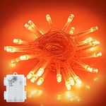 Halloween Orange Lights, cshare 3M 30LED Fairy Lights Battery Operated with Timer, IP65 Waterproof String Lights for Halloween Decorations, Autumn, Porch, Window, Indoor, Outdoor.