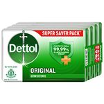 Dettol Original Germ Protection Bathing Soap bar, 125gm (Pack of 4)