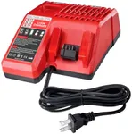 Powilling Rapid Charger Replacement for Milwaukee M-12 M-18 Lithium Ion Battery 48-59-1812 48-11-2420 48-11-1815 48-11-1840 48-11-1841 48-11-1850