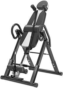 DnKelar Inversionsbank, klappbarer Schwerkrafttrainer, Inversion Table mit 3 Inversionswinkel, Streckbank zur Entlastung der Wirbelsäule, Nutzergewicht bis 150kg, Rückenstrecker, Sicherheit geprüft