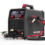 YESWELDER MIG-250 PRO Aluminum MIG Welder, 250Amp 220V, Gas MIG Gasless Flux Core Welding Machine MIG/Lift TIG/Stick 4 in 1 Welder, Spool Gun Compatible