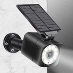 Chipark Solar Security Lights Outdoor, Dummy Camera 1000LM Super Bright Spotlight Solar Lights with PIR Motion Sensor IP65 Waterproof LED Floodlight Outdoor Wall Light for Garden, Backyard, Garage