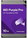 Western Digital 10TB WD Purple Pro Surveillance Internal Hard Drive HDD - SATA 6 Gb/s, 256 MB Cache, 3.5" - WD101PURP