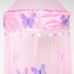 Octorose ® Butterfly Bed Canopy Mosquito NET Crib Twin Full Queen King (pink)