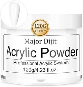 Poudre acrylique transparente 120 g / 4.23 oz,Poudre acrylique de qualité professionnelle pour ongles en acrylique,Pour extensions d'ongles 3D en acrylique - Pas besoin de lampe à ongles
