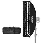 Godox Strip Box 9"x35" / 22x90cm Strip SoftBox Honeycomb Grid Softbox with Bowens Mount Speedring Compatible Godox S-Type Studio Flash Lights (1PCS)