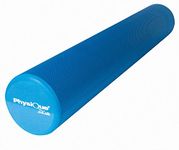 PHYSIQUE Pro Foam Roller for Back, Leg and Body - Roller for Deep Tissue Muscle Massage , Gym and Exercise Rollers for Trigger Point Self Massage and Muscle Tension Relief - Blue, Full Round, 90cm x 15cm