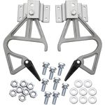 ZUDKSUY Aluminum Ladder Lock Kit A Pair of Plum Blossom Disc Buckle Ladder Lock Kit Extension Ladder Parts Rope Hook Pulley Activity Ladder Feet