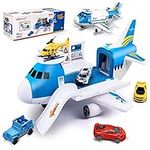 Airplane Toy with Car Toy Helicopte