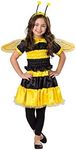 Dress Up America Bumblebee Costume for Girls - Bee Dress Up Costume for Kids - Halloween Queen Bee Costume (Toddler 4)