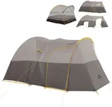 Naturehike Kota6 Camping Tent with Stove Jack, Large Family Tent for 4Seasons,Tent for 2/4/6Persons, Canopy Tent for 8Persons