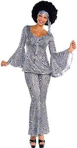 Adult Womens Dancing Queen Fancy Dress Costume Large