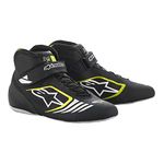 Alpinestars TECH1KX SHOE BK/YL/WH 12.5 [2712118-158-12.5]