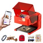 AlgoLaser 5W Laser Engraver Machine: Portable & Smart with 3.5" Touch Screen, Hand Drawing/Wireless/SD Card/Offline Engraving, AlgoOS 2.0 Self Developed System for Wood, Acrylic, Leather
