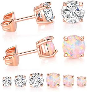 DwearBeauty rose-gold-plated-base cubic-zirconia