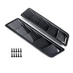 WENJTP Auto Hoods Vents Bonnet Cover Hood Scoop For Cars Louvers Vent Cover (Carbon Fiber)