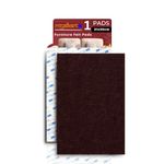 Royalkart Furniture Felt Pads, Non-Slip Self 3M Adhesive Cuttable Felt Heavy Duty Felt Strip for Protecting Hardwood Floors Chair Wall Protector(Pack-1)