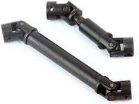 LCX Racing 1/24th RC Crawler Car Hardened Steel Drive Shaft Upgrades Parts Accessories for Axial SCX24 90081, Black