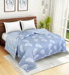 Sofolite Home Reversible UltraSonic Quilted Comforter/Quilt Bed Cover for Double/King Size Bed Luxury Breathable Cozy Super Soft Printed Comforter (95X95 inch)