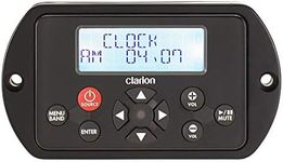 Clarion MW3 Wired Remote Control with 2-Line LCD Display (Flush Mount) Controls All Major Source Unit Functions. Backlighting on Display and Keypad Water Resistant: IPX5 Front