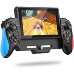 HELLCOOL Switch Pro Controller for Nintendo Switch/OLED,One-Piece Switch Controller for Handheld Grip with Joystick,Switch Joycon with Plug and Play/Turbo/6-Axis/Vibration/Screenshot