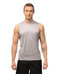 DANISH ENDURANCE Gym Tank Top, Running Vest, Sleeveless, Muscle Fit, for Men, Grey Mélange, M