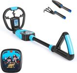 DeeAWai 2026 Metal Detector for Kids –Lightweight Adjustable Metal Detectors for Children –Kids-Friendly Waterproof Starter Metal Detector with Waterproof Coil, Shovel&Rake –Gift for Christmas
