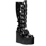 Demonia Swi815/B, Women Warm Lining Ankle Boots, Black (Black), 6 UK (39 EU)