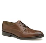 Johnston & Murphy Men’s Meade Woven Moc Toe Shoe – Men’s Dress Shoes, Dress Shoes for Men, Italian Leather Shoes, Loafers for Men, Men’s Work Shoes, Cushioned Insole & Rubber Sole, Tan Full Grain, 9.5