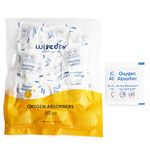 wisedry 300CC [100 Packets, 10 packs of 10] Food Grade Oxygen Absorbers for Long Term Food Storage, Keep Food Fresh O2 Absorbers Packets for Wheat Oats Flour and Freeze Dried Foods