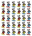 Asera Mickey Mouse Erasers for Kids/Girls Birthday Return Gifts (Set of 30)