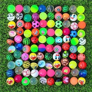 Balles Rebondissantes,Bouncy Balls 30 Pièces Assortiment Coloré Haut Bouncing Balls 30mm Caoutchouc Balle pour Enfants Parti Sac Remplisseur