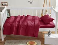 Clara Clark Toddler Bedding Set, Toddler Bedspread, 3PC Set - All Season Quilted Comforter, Fitted Sheet, Pillow Sham.