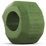 Jawzrsize Pop 'N Go Jaw, Face, and Neck Exerciser - Define Your Jawline, Slim and Tone Your Face, Look Younger and Healthier - Helps Reduce Stress and Cravings - Facial Exerciser (Advanced Green)