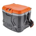 Work Cooler 17-Quart, Keep Cool 30 Hours, Seats 300 pounds, Tradesman Pro Tough Box Klein Tools 55600