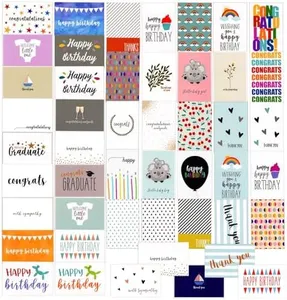 Best Paper Greetings 48 pack All Occasion Greeting Cards Box Set with Envelopes for Birthday, Wedding, Graduation, Congrats, Thank You, 48 Assorted Designs, Blank Inside (4x6 In)