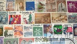 Canada 100 Different Stamps (Stamps for Collectors)