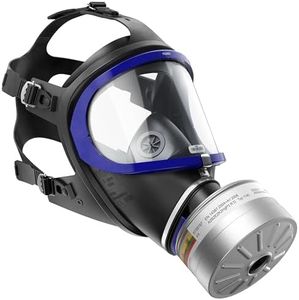 Dräger X-plore® 6300 Máscara facial completa con filtro A2B2E2K2 HG P3 R D de rosca Rd40 | Respirador antigás para trabajos químicos y de construcción