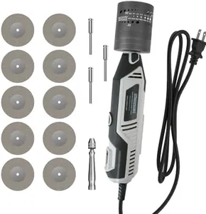 SONNLER Tungsten Sharpener Grinder For Tig Welding, 6 Sizes 8 Angles Tungsten Electrode Grinder Head, TIG Welding accessories With Cut-Off Slot, Multi-Angle Offsets,10 Diamond Wheels, 3 CNC Mandrels