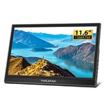 Thinlerain Portable HDMI Monitor 11.6 Inch Laptop Monitor 1366 x 768 TN LED Display External Monitor for Laptop and Computer, Build in Speakers