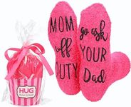 Humor Us Home Goods Funny Socks for Women Girlfriends - Fuzzy Socks - Birthday or Valentines Day Gifts for Women, Girlfriends