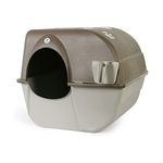 Omega Paw Roll N Clean Self Cleaning Litter Box, Large, RA20, Taupe, L (Pack of 1)