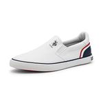 U.S. Polo Assn. TIMEO Men's Off White Slip on Sneakers-(UK/8) (US/9) (2FD23068A01)