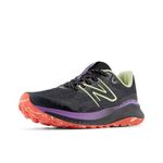 New Balance Women's DynaSoft Nitrel V5 Trail Running Shoe, Black/Phantom/Purple Fade, 7.5 W