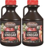 Ancestral Apple Cider Vinegar with Mother | Unfiltered & Unpasteurized Raw ACV | 100% Natural | Canadian Made | 500ml (Pack of 2)